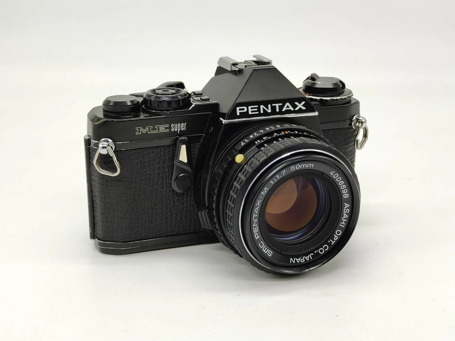 Black Pentax ME-Super Film Camera With 50mm F/1.7 Lens 2 Black Pentax ME-Super Film Camera With 50mm F/1.7 Lens